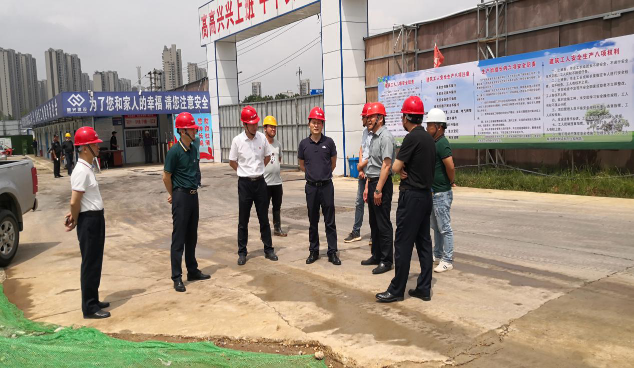 杨晓彬一行深入六安、、霍邱项目调研清静生产事情