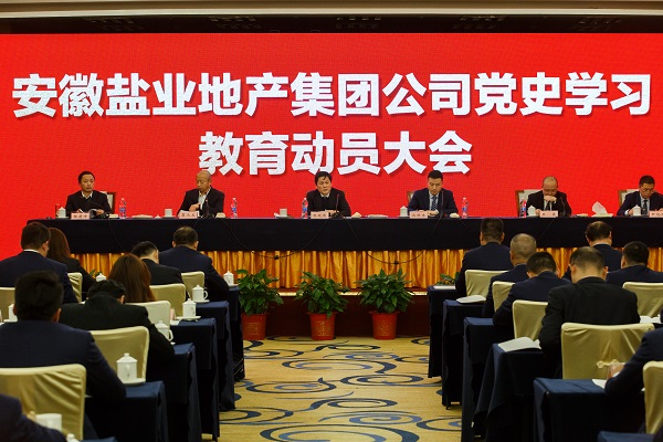 安徽beat365地产集团公司召开党史学习教育发动大会