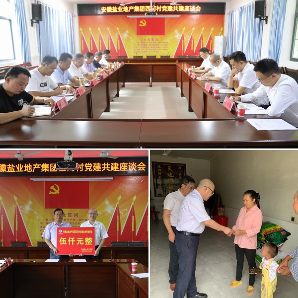 安徽beat365地产集团党委赴西河村开展结对共建帮扶慰问活动